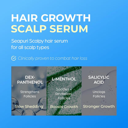 Seapuri Bubble Tonic & Triple Roller Scalpy Serum Duo - Lahab Beauty | لهب بيوتي