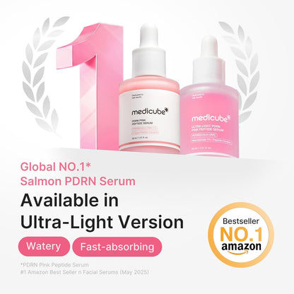 MEDICUBE DAY & NIGHT Salmon PDRN Serum Duo - Lahab Beauty | لهب بيوتي