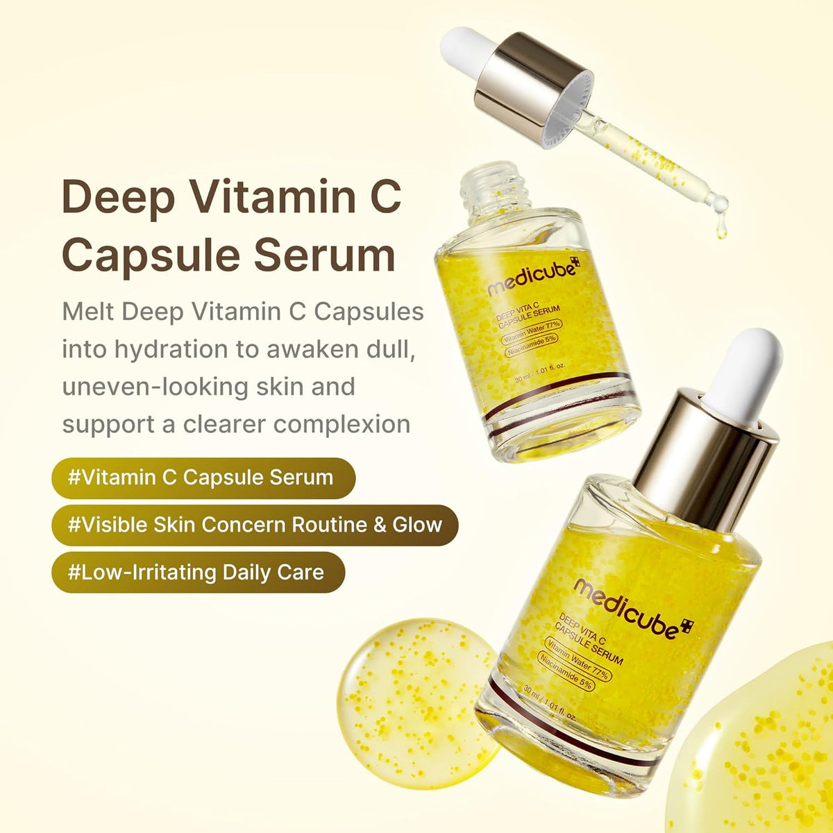 Medicube Deep Vita C Natural Glow Serum Duo - Lahab Beauty | لهب بيوتي