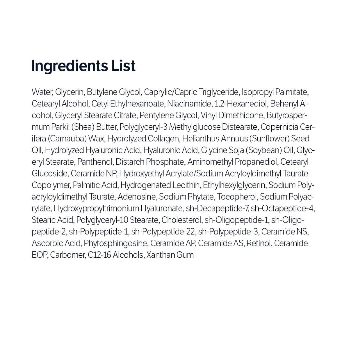 SUNGBOON EDITOR Deep Collagen 7GF Ceramide Advanced Barrier Night Cream 50ml - Lahab Beauty | لهب بيوتي