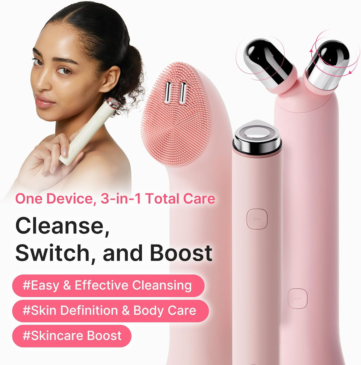 MEDICUBE All-in-One Skin Booster Device & Skincare Set - Pink - Lahab Beauty | لهب بيوتي