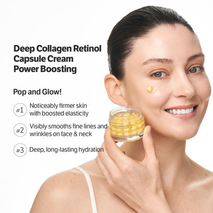SUNGBOON EDITOR Deep Collagen Retinol Power Boosting Capsule Cream 50ml - Lahab Beauty | لهب بيوتي