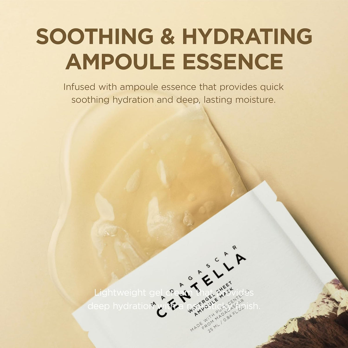 SKIN1004 Madagascar Centella Watergel Sheet Ampoule Mask (5 Sheets) 💧🌿 - Lahab Beauty | لهب بيوتي
