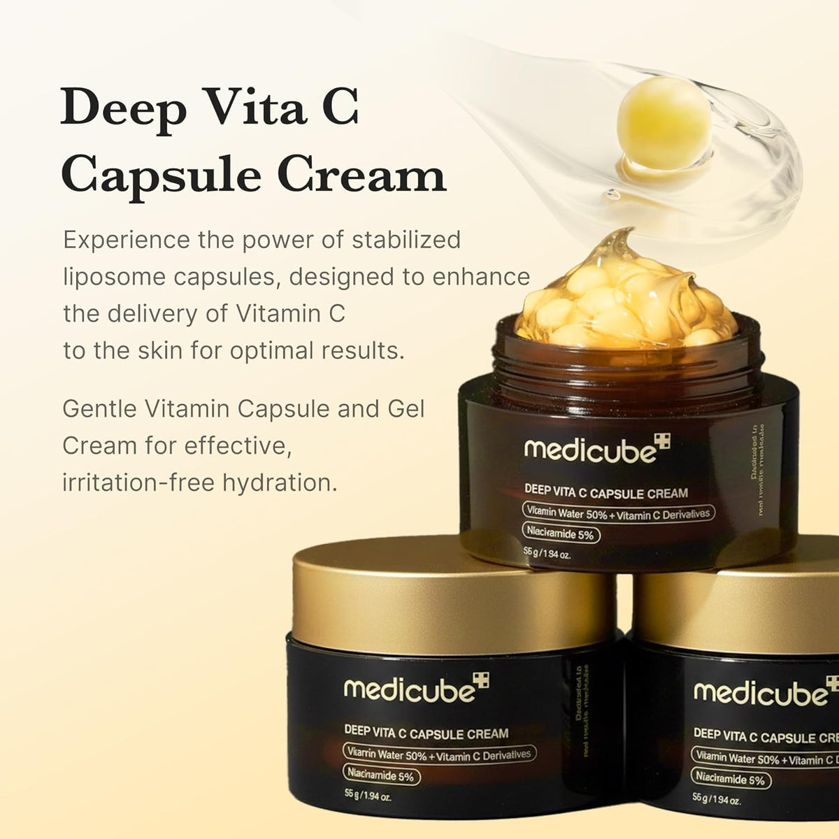 Medicube Deep Vita C Capsule Serum & Cream Duo - Lahab Beauty | لهب بيوتي