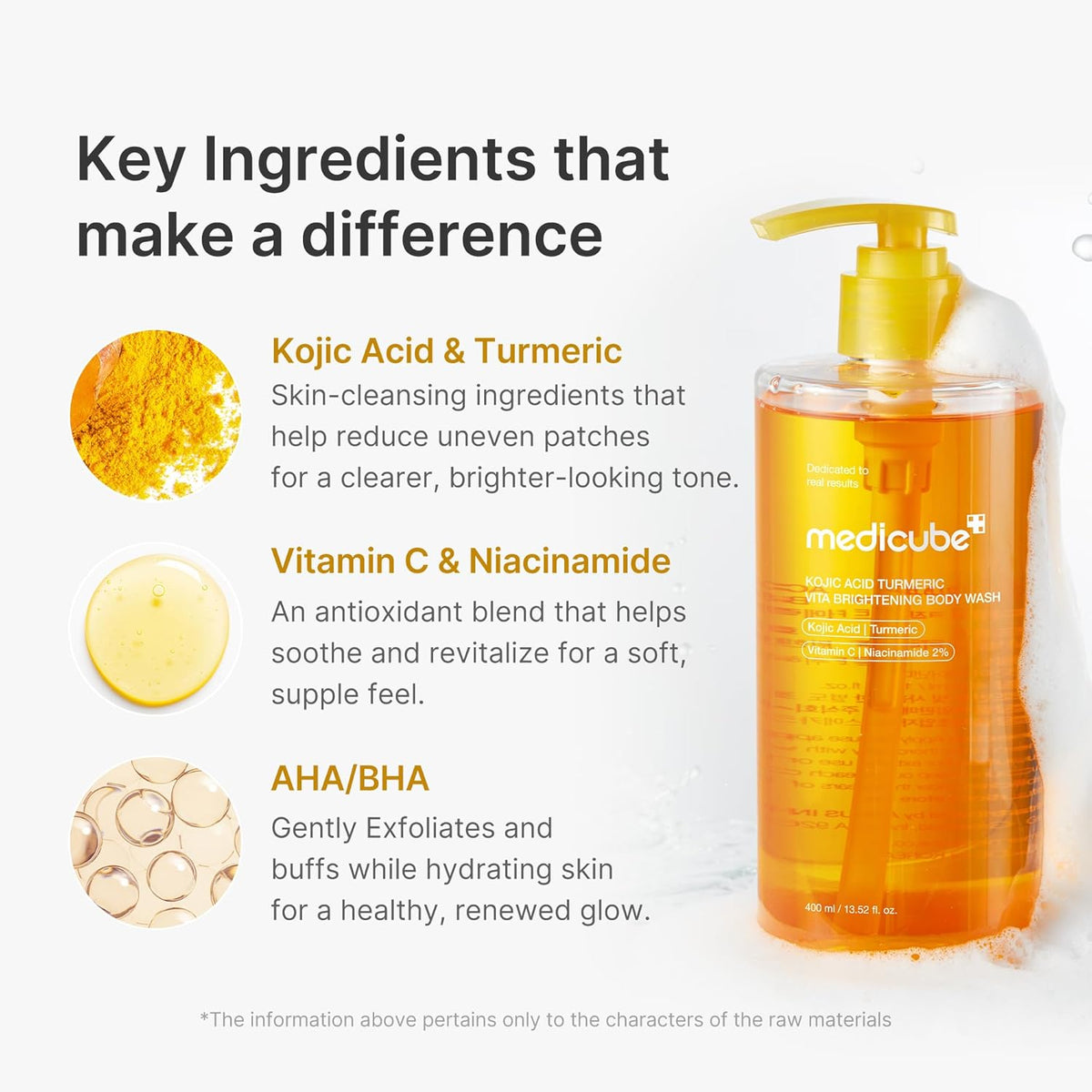[Medicube] Kojic Acid Body Wash & Tone Duo - Lahab Beauty | لهب بيوتي