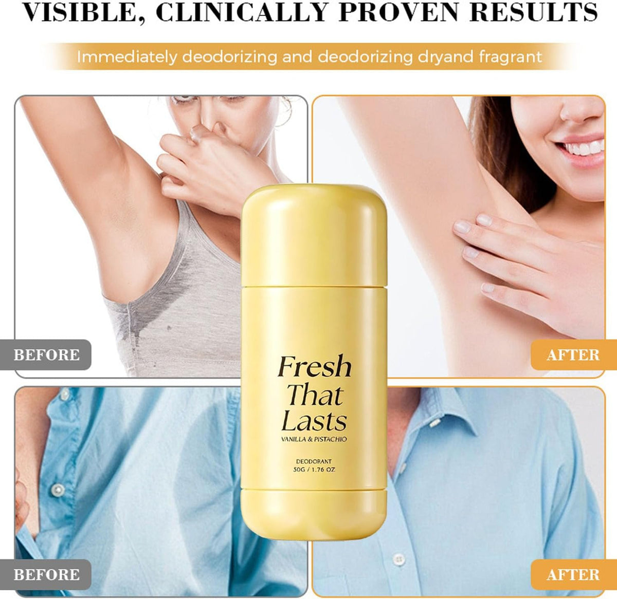 Medicube Fresh That Lasts Deodorant (Vanilla & Pistachio) 83g - Lahab Beauty | لهب بيوتي