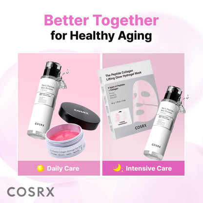 COSRX Collagen Gel Eye Patches 60pcs – PDRN / Peptide / Snail Mucin - Lahab Beauty | لهب بيوتي