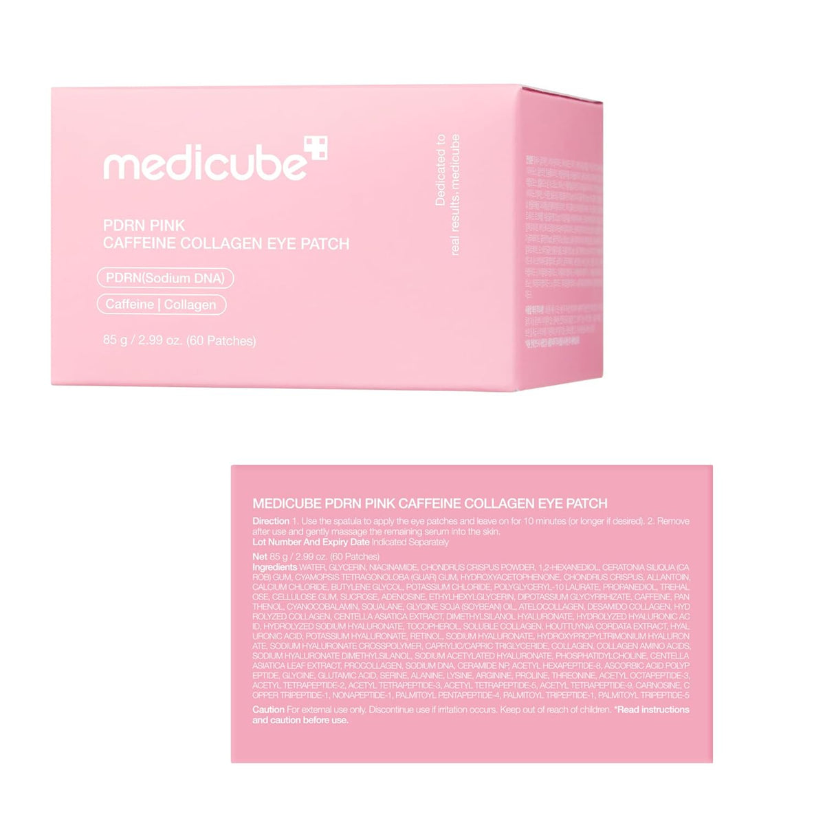 Medicube PDRN Caffeine Collagen Eye Patch - Lahab Beauty | لهب بيوتي