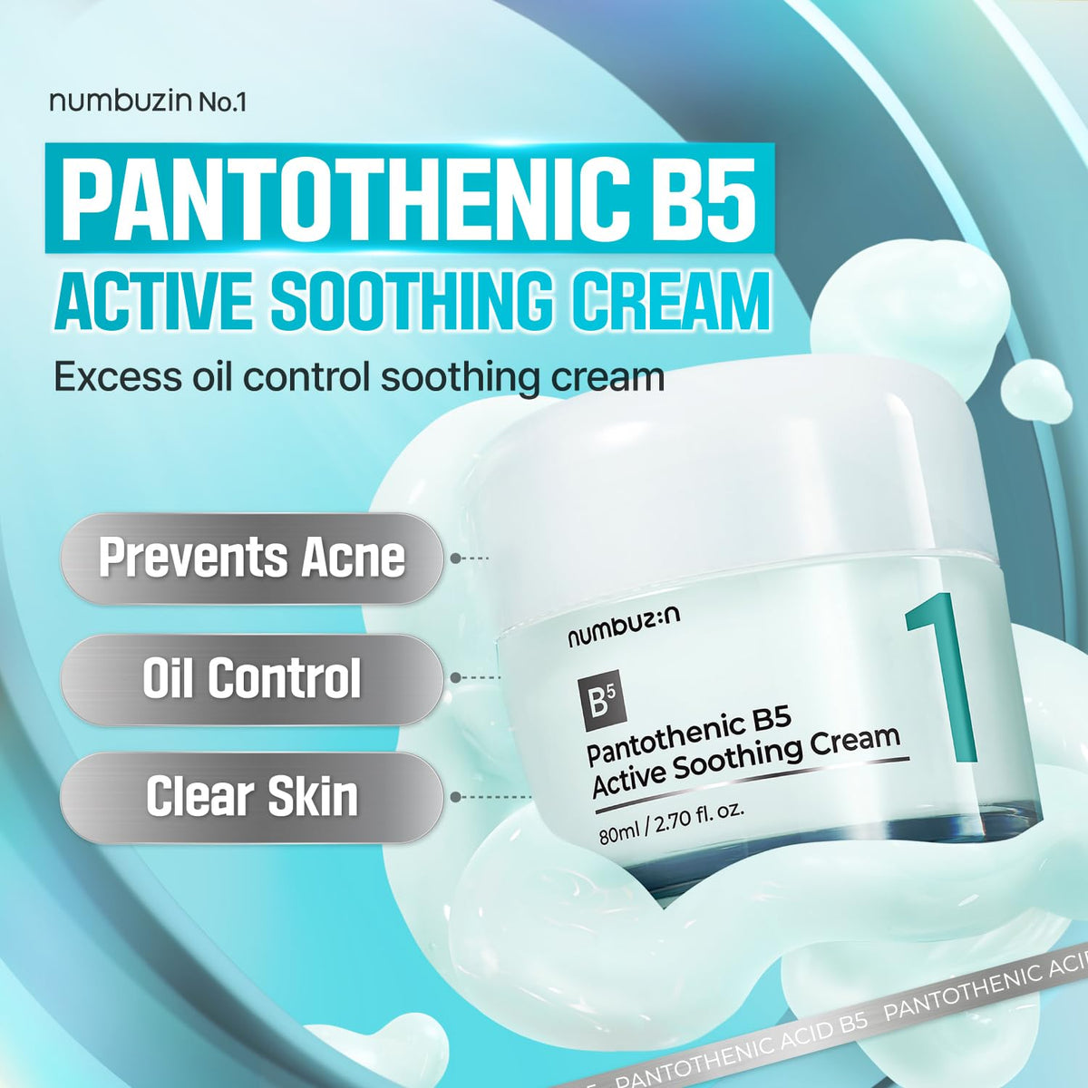 [Numbuzin] No.1 Acne & Sebum Control Set - Lahab Beauty | لهب بيوتي