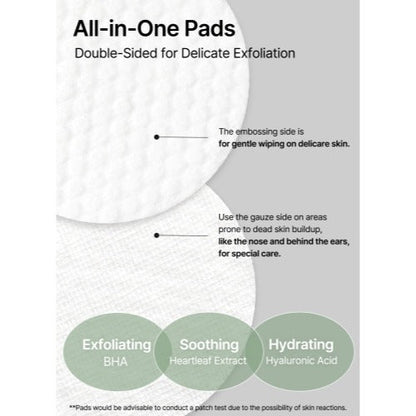 [Celimax] Ji Woo Gea Heartleaf BHA Peeling Pad (60ea) - Lahab Beauty | لهب بيوتي