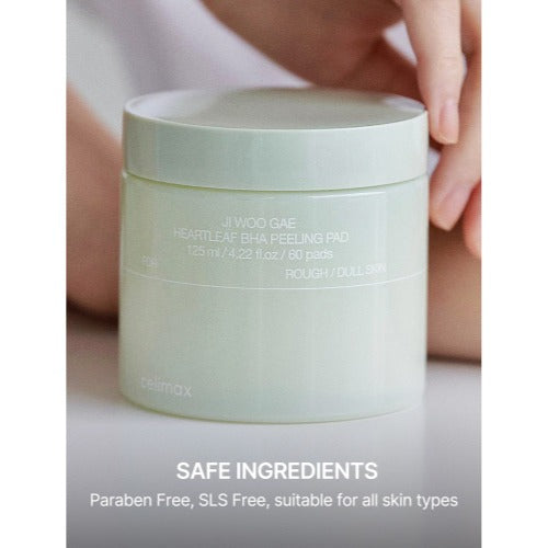 [Celimax] Ji Woo Gea Heartleaf BHA Peeling Pad (60ea) - Lahab Beauty | لهب بيوتي