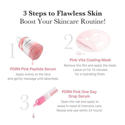 MEDICUBE PDRN Pink Glow Kit – Radiant Pink Glass Glow Routine - Set / Kit - Lahab Beauty | لهب بيوتي