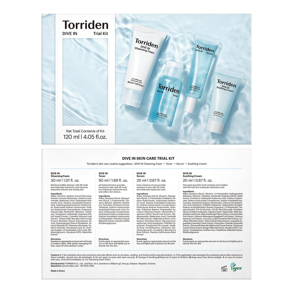 Torriden DIVE IN Trial Kit - Lahab Beauty | لهب بيوتي
