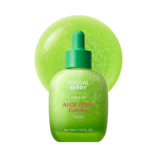 Eqqualberry Aloe PDRN Calming Smoothie Serum – Soothe & Restore Green Glow 30 ml - Lahab Beauty | لهب بيوتي