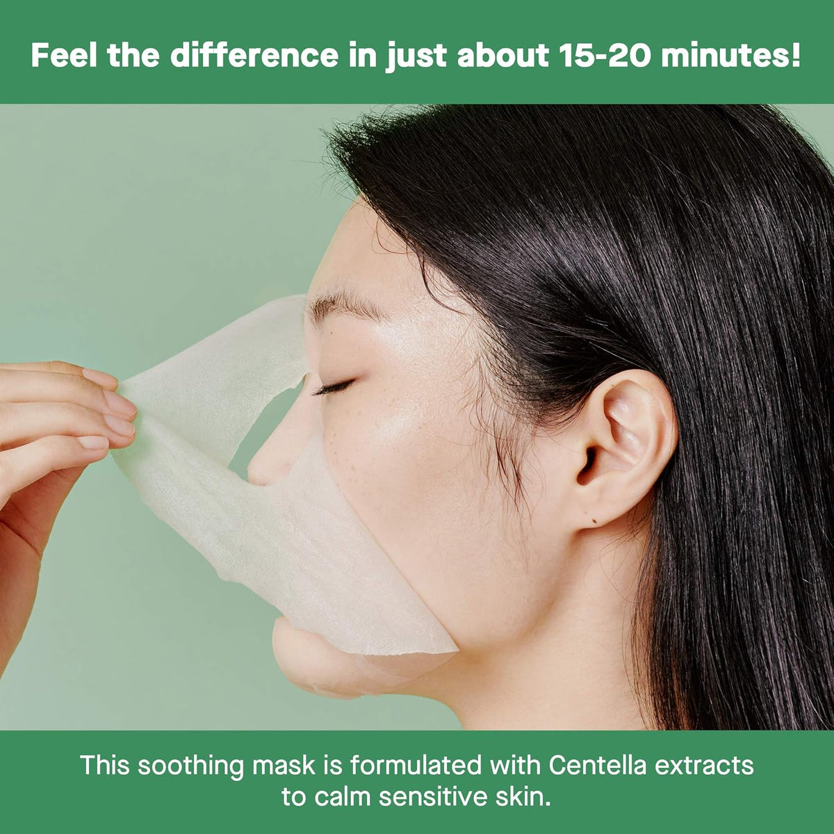 COSRX Cica Calming True Sheet Mask (21ml / 0.71 fl oz) 🌿💧 - Lahab Beauty | لهب بيوتي