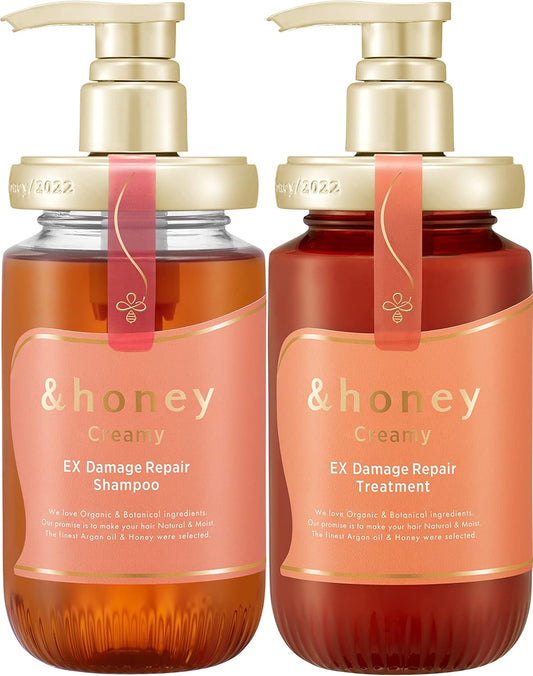 &honey Creamy EX Damage Repair Shampoo Treatment Pair Set - Lahab Beauty | لهب بيوتي