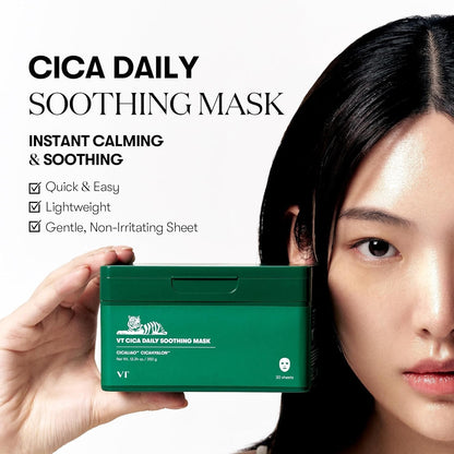 [VT COSMETICS] Daily Soothing Mask 30ea - Lahab Beauty | لهب بيوتي