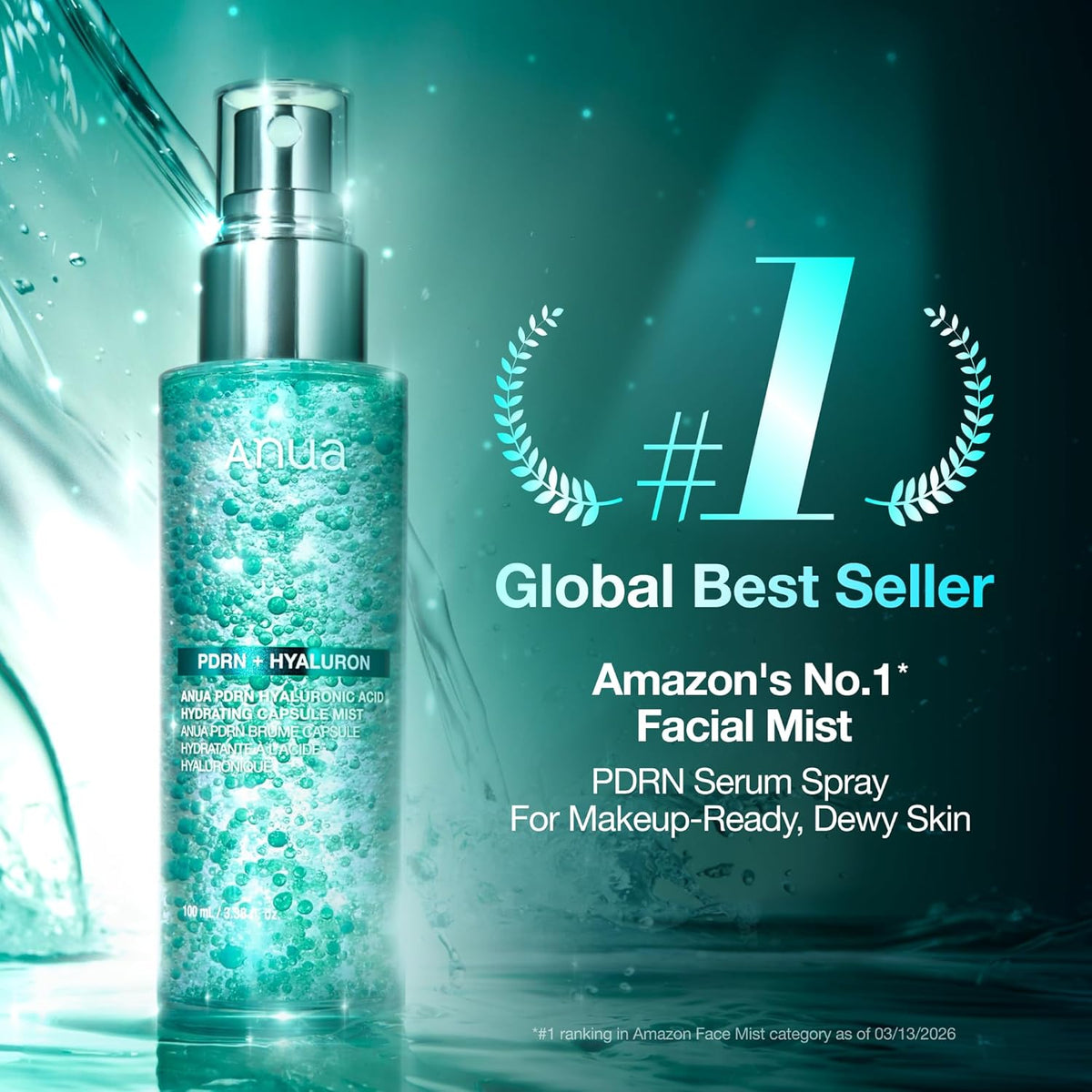 Anua PDRN Hyaluronic Acid Hydrating Capsule Mist - Lahab Beauty | لهب بيوتي