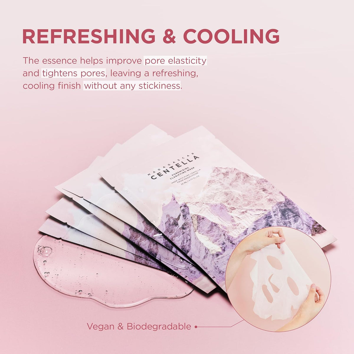 SKIN1004 Madagascar Centella Poremizing Clarifying Mask (5 Sheets) 🌿✨ - Lahab Beauty | لهب بيوتي