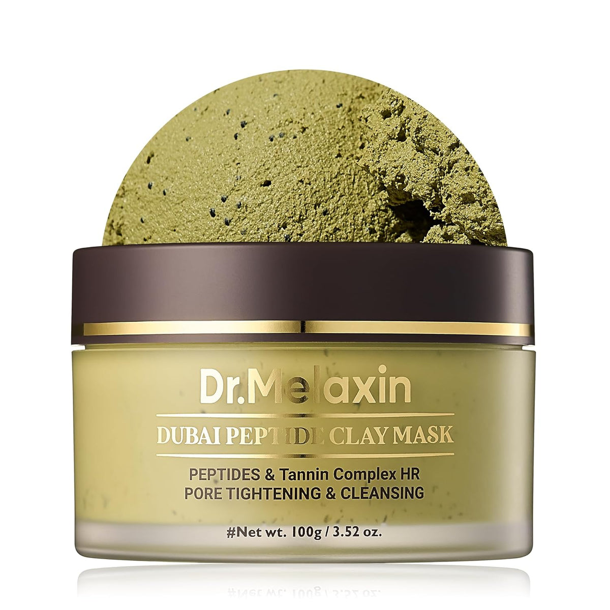 Dr.Melaxin DUBAI Peptide Clay Mask – Moisture-Rich Whipped Charcoal Clay 🖤✨ - Lahab Beauty | لهب بيوتي