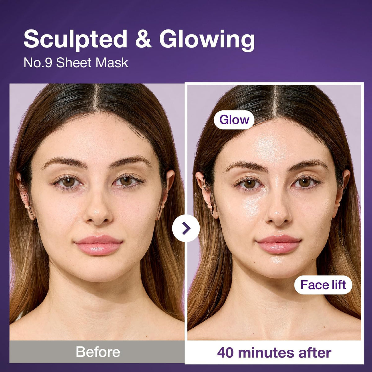 numbuzin No.9 Sheet Mask | NAD+ BIO Lifting-sil Full Face Mask - 4EA - Lahab Beauty | لهب بيوتي
