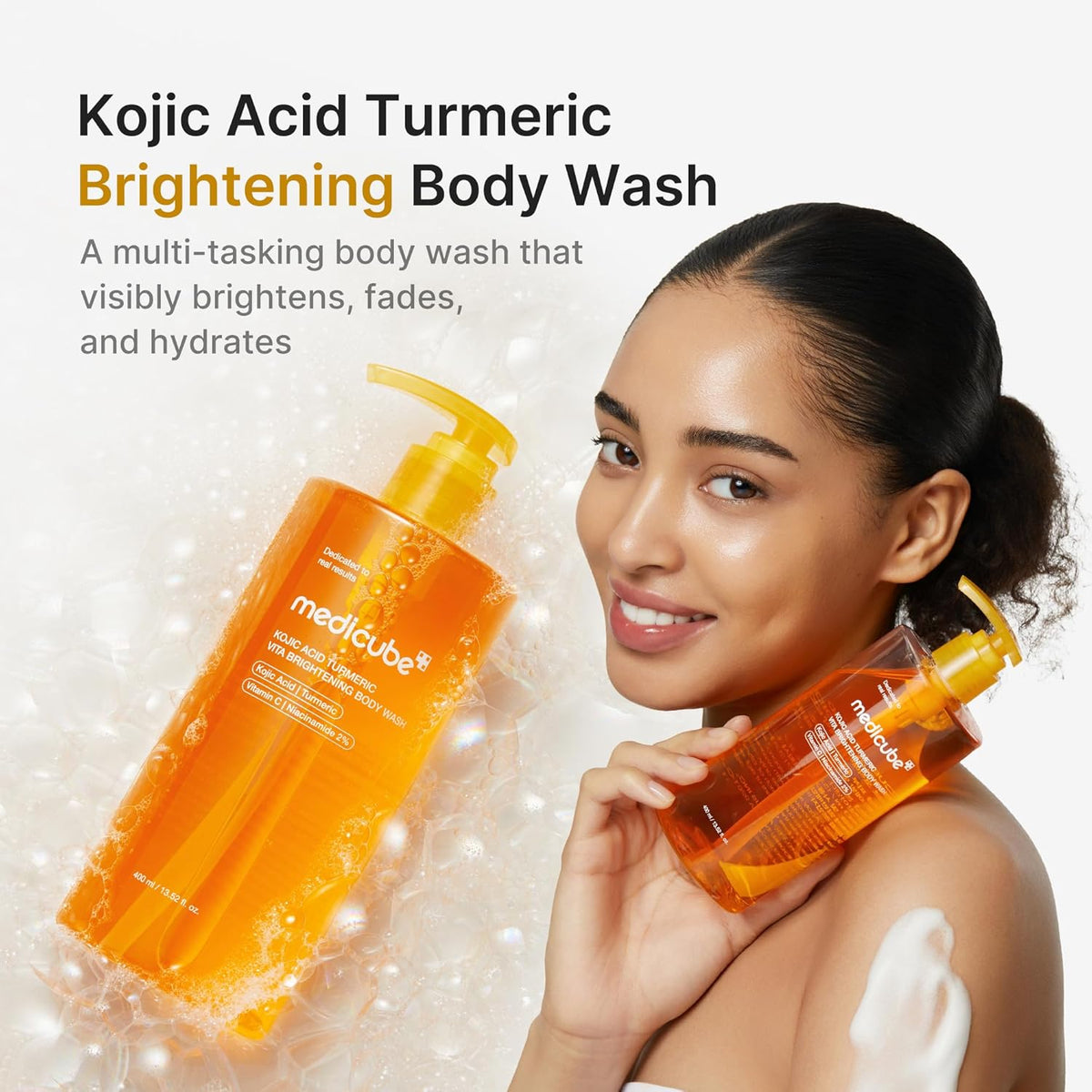 [Medicube] Kojic Acid Body Wash & Tone Duo - Lahab Beauty | لهب بيوتي