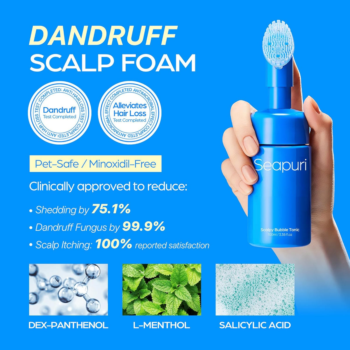 Seapuri Bubble Tonic & Triple Roller Scalpy Serum Duo - Lahab Beauty | لهب بيوتي