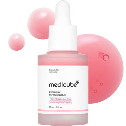 [MEDICUBE] PDRN Peptide Booster Pro White X2 Set - Lahab Beauty | لهب بيوتي