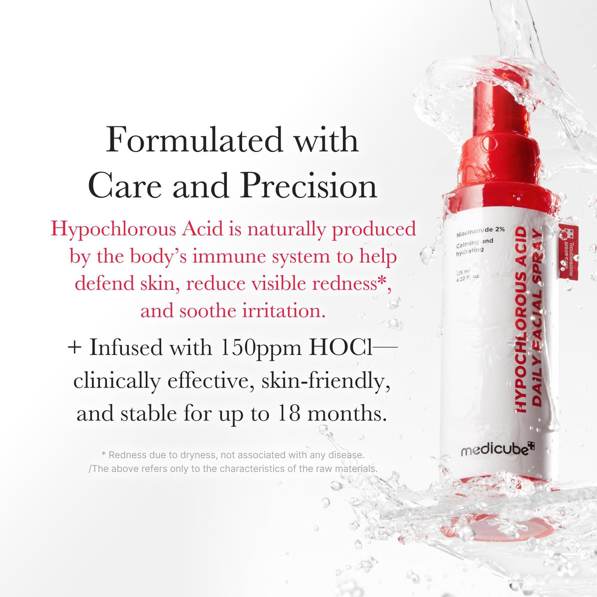 Medicube Hypochlorous Acid Daily Facial Spray – Calm, Purify & Refresh Mist 125 ml - Lahab Beauty | لهب بيوتي