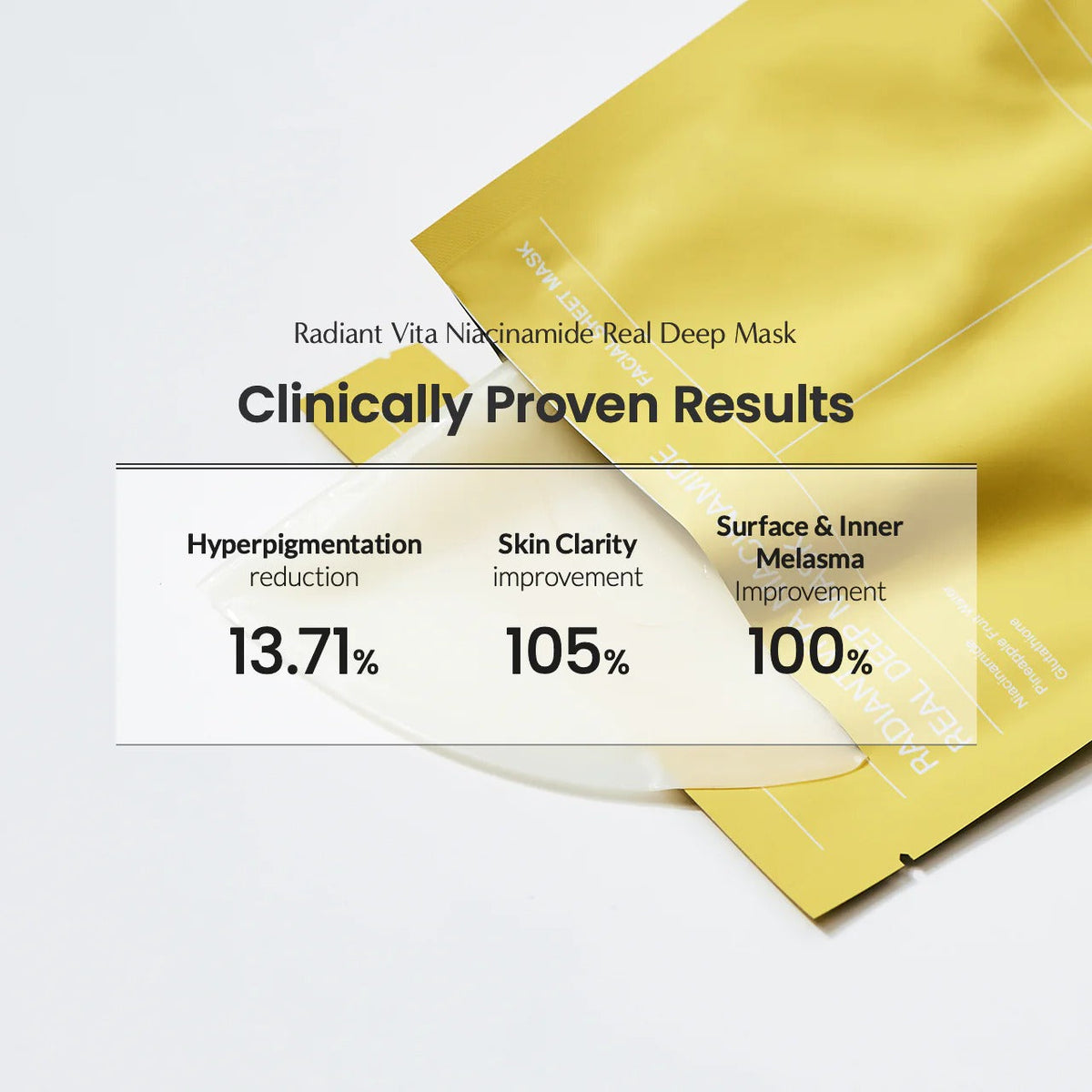 [BIODANCE] Yellow Radiant Vita Niacinamide Real Deep Mask - 4ea/8ea/12ea/16ea - Lahab Beauty | لهب بيوتي