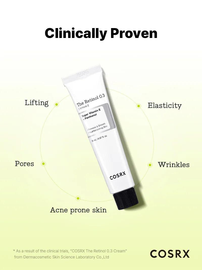 [COSRX] The Retinol 0.3 Cream 20ml - Lahab Beauty | لهب بيوتي