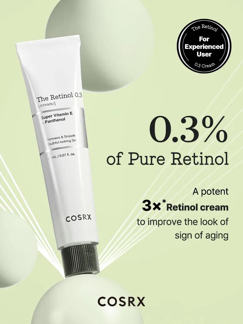 [COSRX] The Retinol 0.3 Cream 20ml - Lahab Beauty | لهب بيوتي