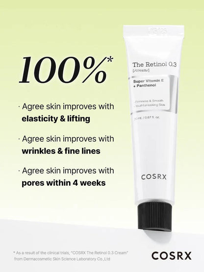 [COSRX] The Retinol 0.3 Cream 20ml - Lahab Beauty | لهب بيوتي