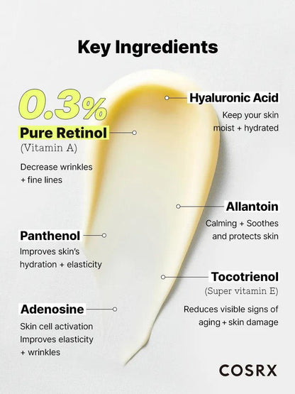 [COSRX] The Retinol 0.3 Cream 20ml - Lahab Beauty | لهب بيوتي