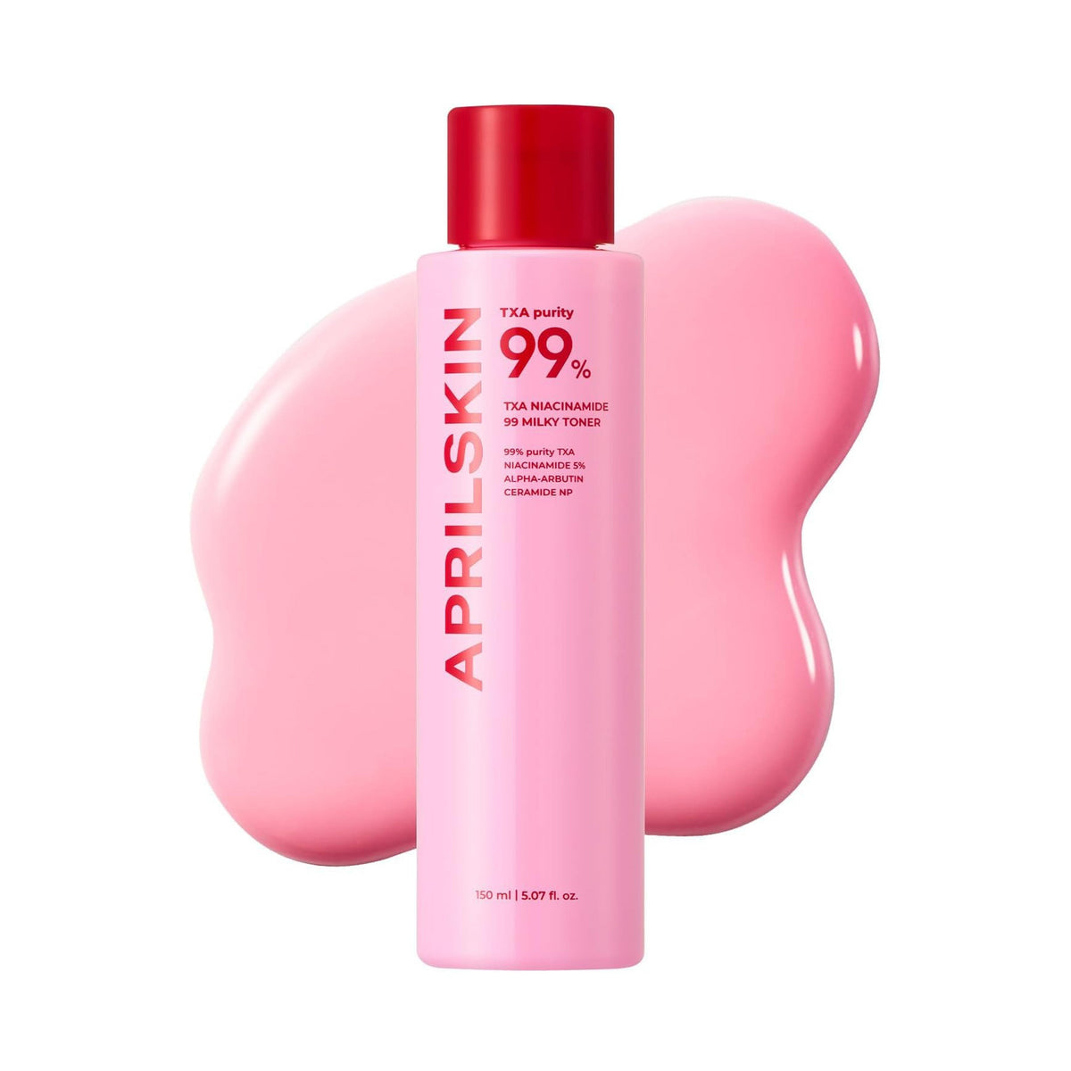 APRILSKIN TXA + Niacinamide 99 Pink Milky Toner -  150ml - Lahab Beauty | لهب بيوتي