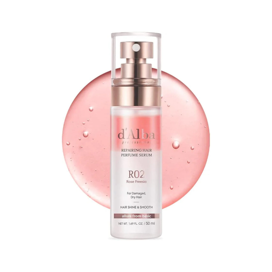 d'Alba Piedmont Italian White Travel Professional Hair Repair Aromatic Serum 50ML - Lahab Beauty | لهب بيوتي