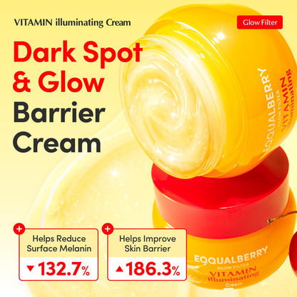 EQQUALBERRY Vitamin Illuminating Cream - 50ml - Lahab Beauty | لهب بيوتي