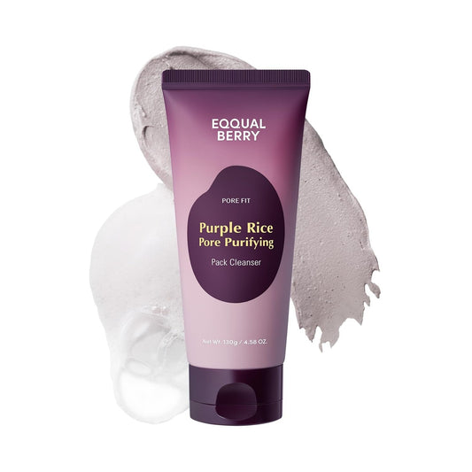 [EQQUALBERRY] Purple Rice Pore Purifying Pack Cleanser - Lahab Beauty | لهب بيوتي