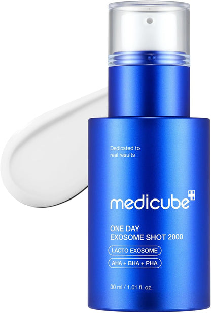 MEDICUBE One Day Exosome Shot Pore Serum 2000 – 30ml - Lahab Beauty | لهب بيوتي