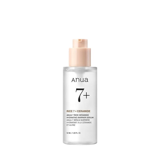 [Anua] 7 Rice Ceramide Hydrating Barrier Serum 50ml - Lahab Beauty | لهب بيوتي