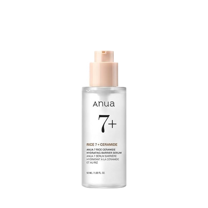 [Anua] 7 Rice Ceramide Hydrating Barrier Serum 50ml - Lahab Beauty | لهب بيوتي