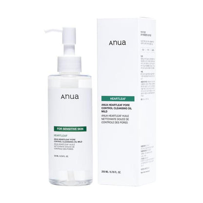 [Anua] Heartleaf Pore Control Cleansing Oil Mild 200ml - Lahab Beauty | لهب بيوتي