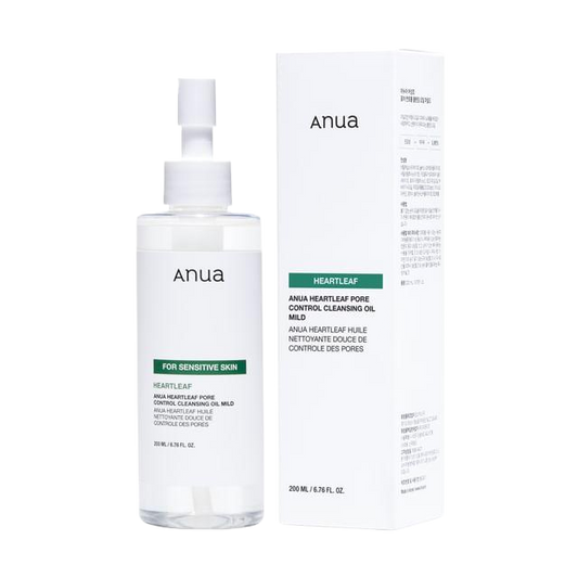 [Anua] Heartleaf Pore Control Cleansing Oil Mild 200ml - Lahab Beauty | لهب بيوتي
