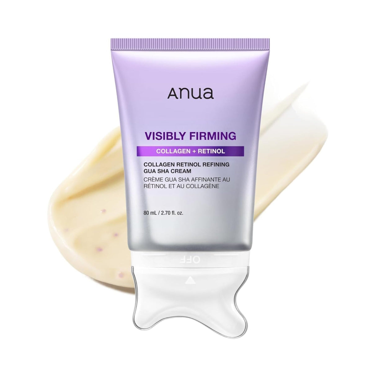 ANUA Collagen Retinol Refining Gua Sha Cream 80ml - Lahab Beauty | لهب بيوتي