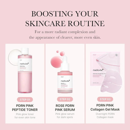 [MEDICUBE] PDRN Peptide Pink Shot Set - Lahab Beauty | لهب بيوتي