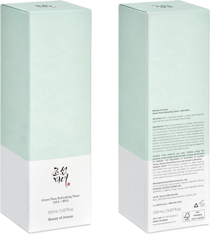 [Beauty Of Joseon] Green Plum Refreshing Toner : AHA + BHA 150ml - Lahab Beauty | لهب بيوتي