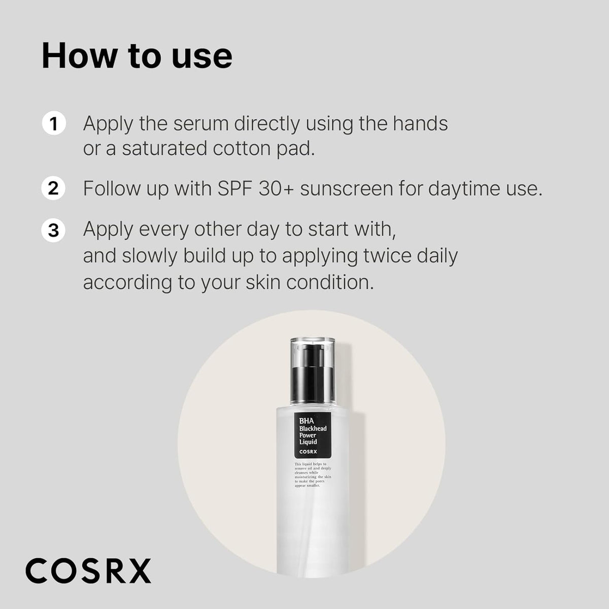 [COSRX] BHA Blackhead Power Liquid 100ml - Lahab Beauty | لهب بيوتي