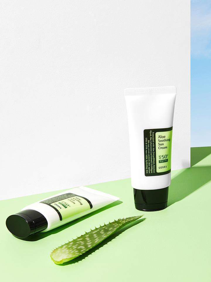 [Cosrx] Aloe Soothing Sun Cream SPF50+ PA+++ 50ml - Lahab Beauty | لهب بيوتي