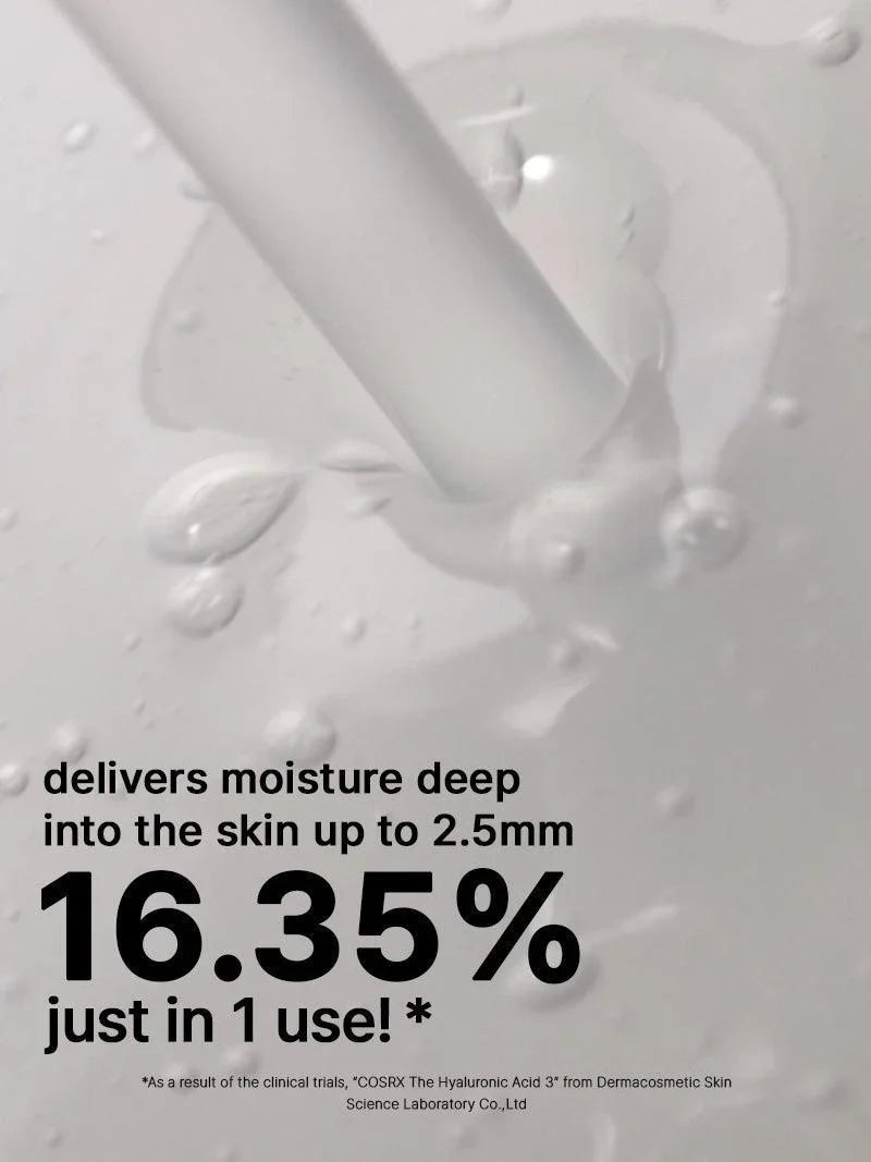 COSRX The Hyaluronic Acid 3 Serum – Deep Hydration for Plump, Supple Skin - Lahab Beauty | لهب بيوتي