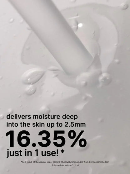 COSRX The Hyaluronic Acid 3 Serum – Deep Hydration for Plump, Supple Skin - Lahab Beauty | لهب بيوتي